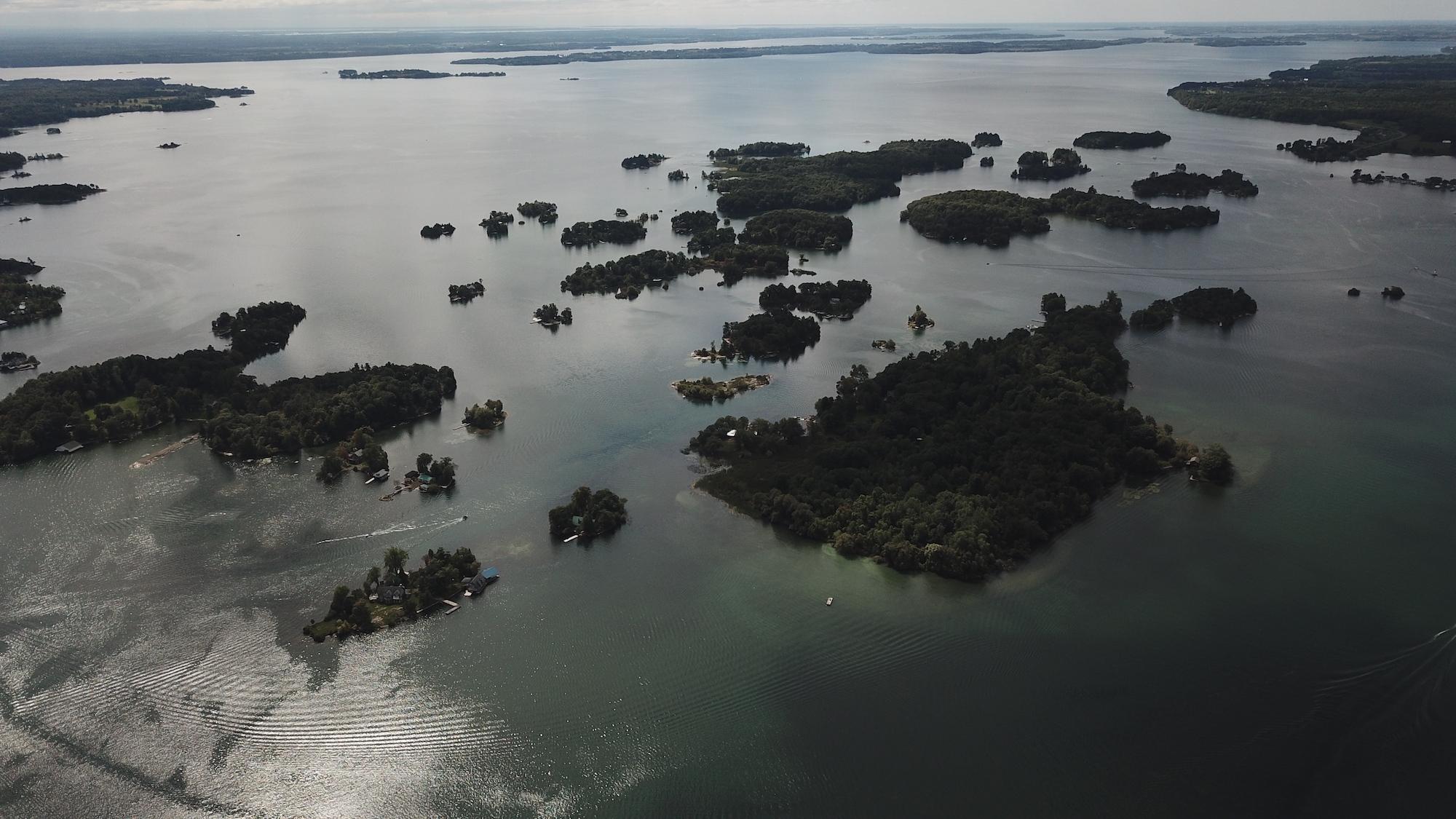1000 islands aerial