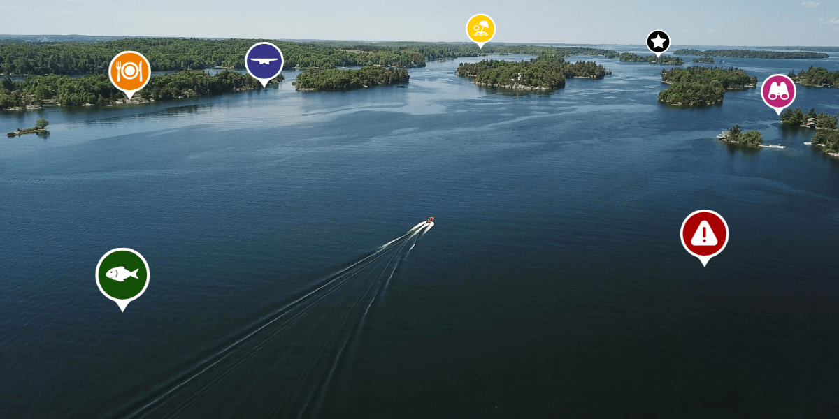 St Lawrence boating charts