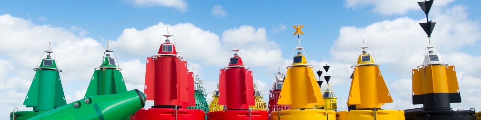 Marine navigation using buoys, beacons, and lights
