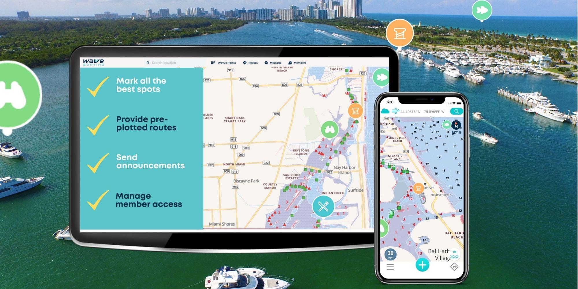 Best navigation for Boat Clubs
