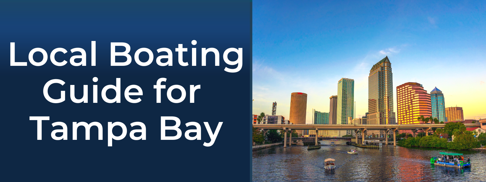 Aerial view of Tampa Bay at dusk, water in forefront 