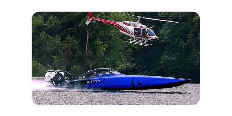 vision marine new electric boat speed record