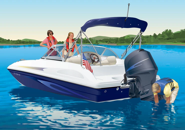 boat-aground-outboard-engine