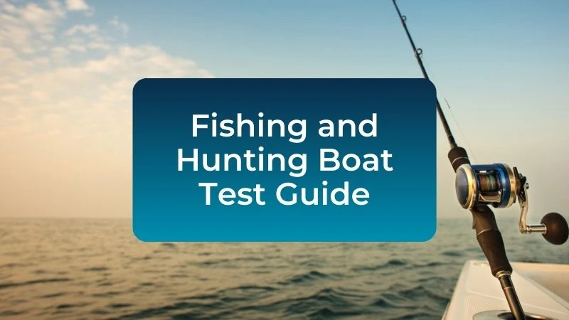 what should anglers and hunters do when they are fishing or hunting from a boat?