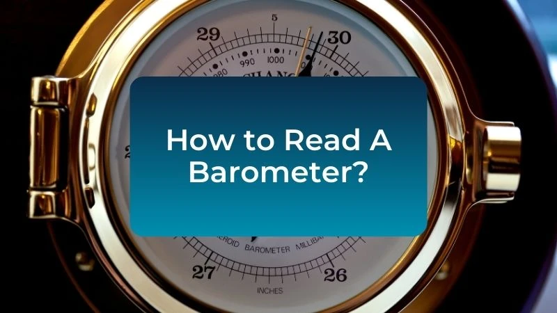 how to read a barometer?